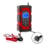 DEMUDA DC-80 Car Battery Charger 12V/24V Intelligent Pulse Repair Type Lead-acid Battery, Plug Type:AU Plug(Red)