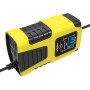FOXSUR 2A / 6V / 12V Car / Motorcycle 3-stage Full Smart Battery Charger, Plug Type:US Plug(Yellow)