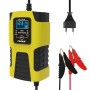 FOXSUR 2A / 6V / 12V Car / Motorcycle 3-stage Full Smart Battery Charger, Plug Type:US Plug(Yellow)