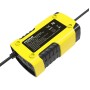 Foxsur 2A / 6V / 12V Car / Motorcycle 3-этажный полный интеллектуальный зарядный устройство, тип подключения: jp plug (желтый)