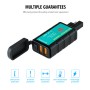 WUPP ZH-1422C2 Motorcycle Square Dual USB Fast Charging Charger with Switch + Integrated SAE Socket + 1m SAE Socket Cable