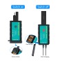 WUPP ZH-1422C3 Motorcycle Square Dual USB Fast Charging Charger with Switch + Integrated SAE Socket + 1.4m OT Terminal Cable