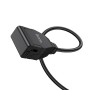 Hoco Z45 2.4A одно USB -порт мотоциклетное зарядное устройство (черное)