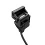 hoco Z45 2.4A Single USB Port Motorcycle Charger(Black)