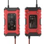 Foxsur 6a 12V Мотоцикл / автомобиль Smart Acter Acterger, Тип плагина: US Plug (красный)