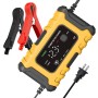 FOXSUR 6A 12V Motorcycle / Car Smart Battery Charger, Plug Type:EU Plug(Yellow)