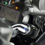 Германская плавка ЕС Специальное мотоциклевое кольчковое зарядное устройство Двойное USB -вольтметр 4.2A Зарядное устройство, цвет оболочки: черный (синий свет)