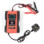 FOXSUR 12V-24V Car Motorcycle Repair Battery Charger AGM Charger Color:Red(UK Plug)