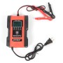 FOXSUR 12V-24V Car Motorcycle Repair Battery Charger AGM Charger Color:Red(US Plug)