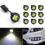 10 шт. 23 мм 6LEDS SMD-5730 DC9-80V Мотоцикл Eagle Eye Light (белый свет)