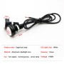 10 PCS 23mm 1.5W DC9-80V Motorcycle Eagle Eye Light Double Lens(White Light)