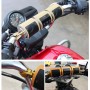 Motorcycle Waterproof Aluminum Shell Bluetooth Handle Stereo Speaker, Support BT/MP3/FM/TF(Gold)