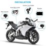 SE100 3 inches HD 1080P Video Motorcycle DVR, Support TF Card /  WiFi / GPS / Loop Recording, with Remote Control