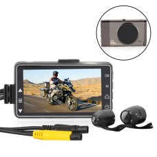 D905 Motorcycles 3 inch 720P Front and Rear Dual Lenses Metal Driving Recorder