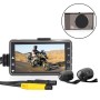 D905 Motorcycles 3 inch 720P Front and Rear Dual Lenses Metal Driving Recorder