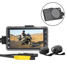 D905 Motorcycles 3 inch 1080P Front and Rear Dual Lenses Plastic Driving Recorder