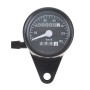 Motorcycle Retro Modified Odometer Speedometer Kilometer (Black)