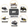 CS-1182A1 DJ-103 Motorcycle Motorboat ATV Petrol Engine Waterproof LCD Wireless Hour Meter Timer(Black)