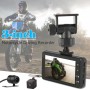 MT-80 3.0 inch 140 Degrees Wide Angle HD Video Motorcycle Dual  Camera DVR, Support TF Card (32GB Max)