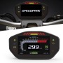 Speedpark Motorcycle LCD TFT Digital Speedometer 14000RPM Backlight Motorcycle Odometer for 1, 2, 4 Cylinders Meter