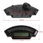 Speedpark Motorcycle LCD TFT Digital Speedometer 14000RPM 6 Gear Backlight Motorcycle Odometer for 1, 2, 4 Cylinders Meter