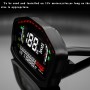 CS-1089A1 Motorcycle Modified Multi-function LCD Color Screen Odometer Tachometer