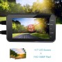 4 inch HD WIFI Dual Lens 1080P Waterproof Motorcycle Driving Recorder