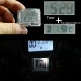 Night-Ray Square Waterproof Motorcycle Clock Thermometer Nightlight Electronic Watch