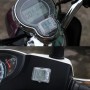 Night-Ray Square Waterproof Motorcycle Clock Thermometer Nightlight Electronic Watch