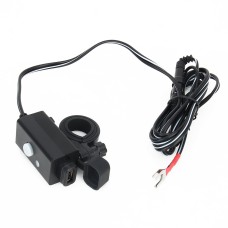 Водонепроницаемый мотоцикл USB -телефон Адаптер зарядного устройства с питанием 5V Одиночные порты Smart зарядки, для телефона, планшетов, GPS