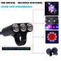 Motorcycle Headlight Auxiliary Light Horn Switches Aluminum Alloy Three-position Faucet Switches with Light