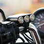 Мотоцикл Фары вспомогательные выключатели светового рога алюминиевый сплав Трехпозиционный смеситель с светом