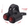Motorcycle Headlight Auxiliary Light Waterproof Aluminum Alloy Double Flash Switches with Indicator Light