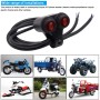 Motorcycle Headlight Auxiliary Light Waterproof Aluminum Alloy Double Flash Switches with Indicator Light