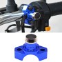 Motorbike Automatically Reset Horn Switch Scooter Motorcycle Aluminum Alloy Flameout Start Switches(Blue)