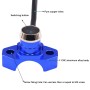 Motorbike Automatically Reset Horn Switch Scooter Motorcycle Aluminum Alloy Flameout Start Switches(Blue)