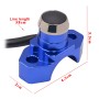 Motorbike Automatically Reset Horn Switch Scooter Motorcycle Aluminum Alloy Flameout Start Switches(Blue)