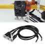 Motorcycle Switch Handlebar Adjustable Mount Waterproof Switches 3 Buttons for Headlight Horn Turn Signle with LED