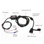 Quick Charging Waterproof Motorcycle USB Phone Charger Adapter, Cable Length: 2.27m