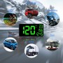 Мотоцикл GPS Speedometer C80 HUD -дисплей Auto Electronics Speed ​​Display HUD HUD