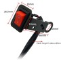 5 PCS Motorcycle Modification Accessories Ship Type Rocker With Lamp Switch Rearview Mirror Bracket Headlight Spotlight Switch