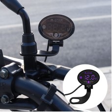YL-M01 Motorcycle Battery Voltage Monitoring M-STAR Intelligent Voltage Meter(Purple)
