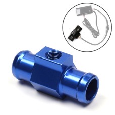 Motorcycle Modification Parts Universal CNC Aluminum Water Temperature Gauge Sensor Joint Transfer Interface, Size: 18mm(Blue)