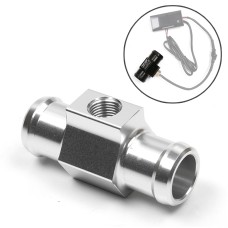 Motorcycle Modification Parts Universal CNC Aluminum Water Temperature Gauge Sensor Joint Transfer Interface, Size: 22mm(Silver)