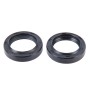 2 PCS Motorcycle Rubber Front Fork Damper Oil Seal Kit for CG125B/XF