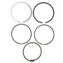 5 PCS Motorcycle Stainless Steel Piston Ring Kit for CG125