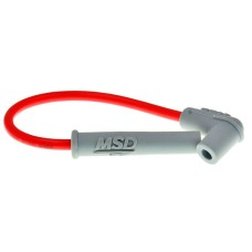 TF-2513 MSD Booster Line High Pressure Bag Spark Plug Hat Motorcycle MSD Ignition Line(Silver Red)