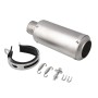 MB-TP122-S 51mm SC Large Displacement Muffler Exhaust Pipe for Kawasaki(Silver)