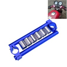 Motorcycle Modification Accessories CNC Handle Bar Grips Set(Blue)