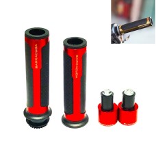 Motorcycle Modification Accessories Hand Grip Cover Handlebar Set(Red)